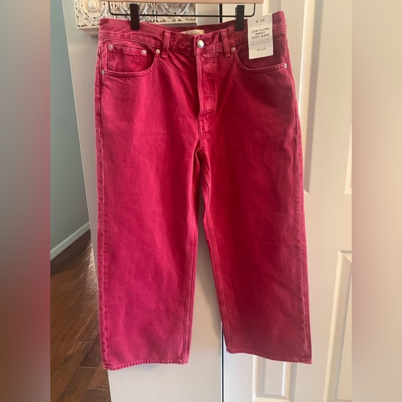 Madewell Low-Slung Baggy Crop NWT - SZ /28 - Picture 11 of 17